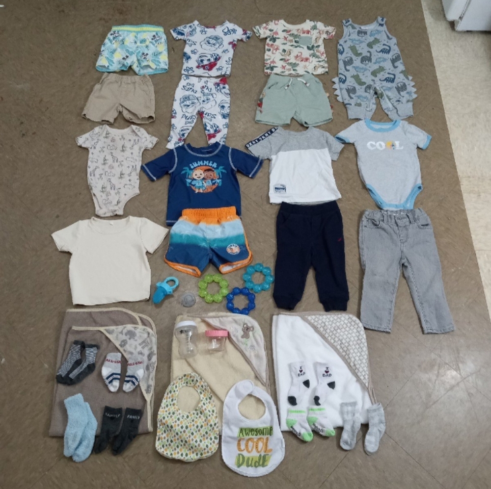 Baby Boy Clothes & Accessories Bundle